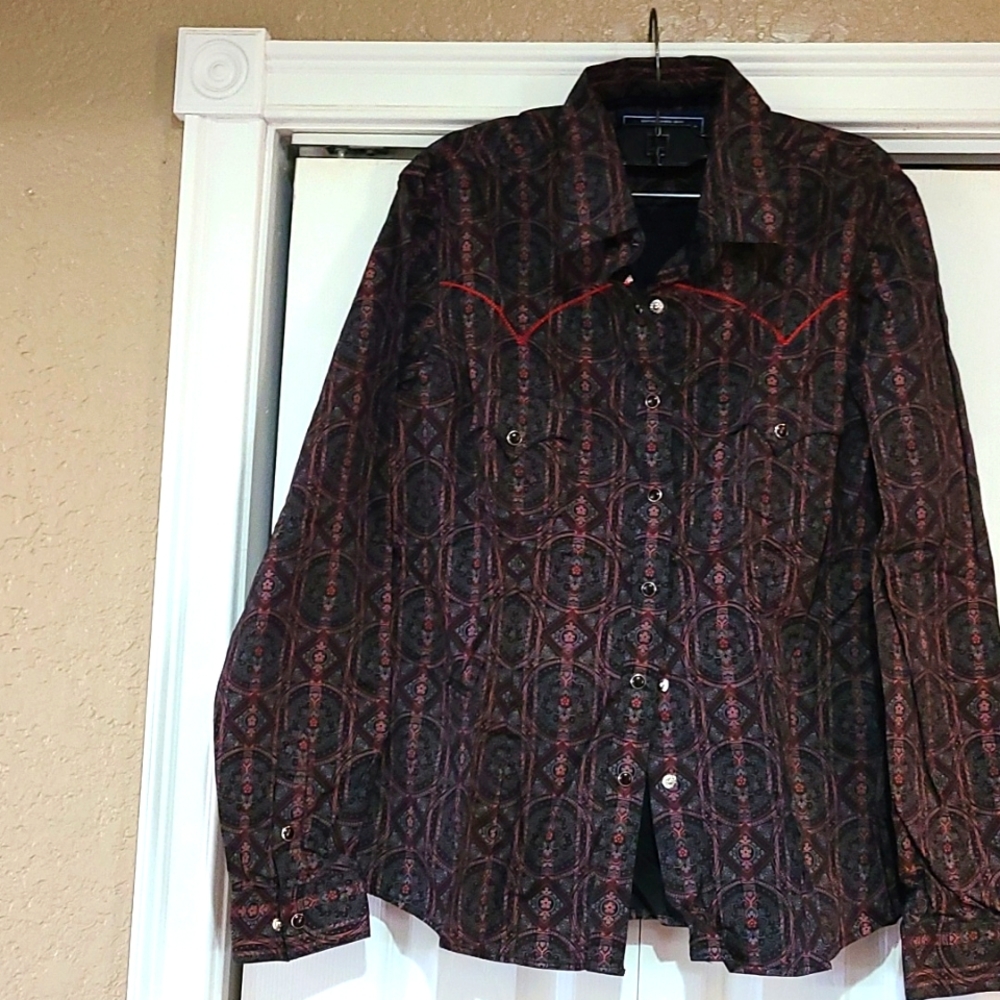 Women's long sleeve Western style shirt